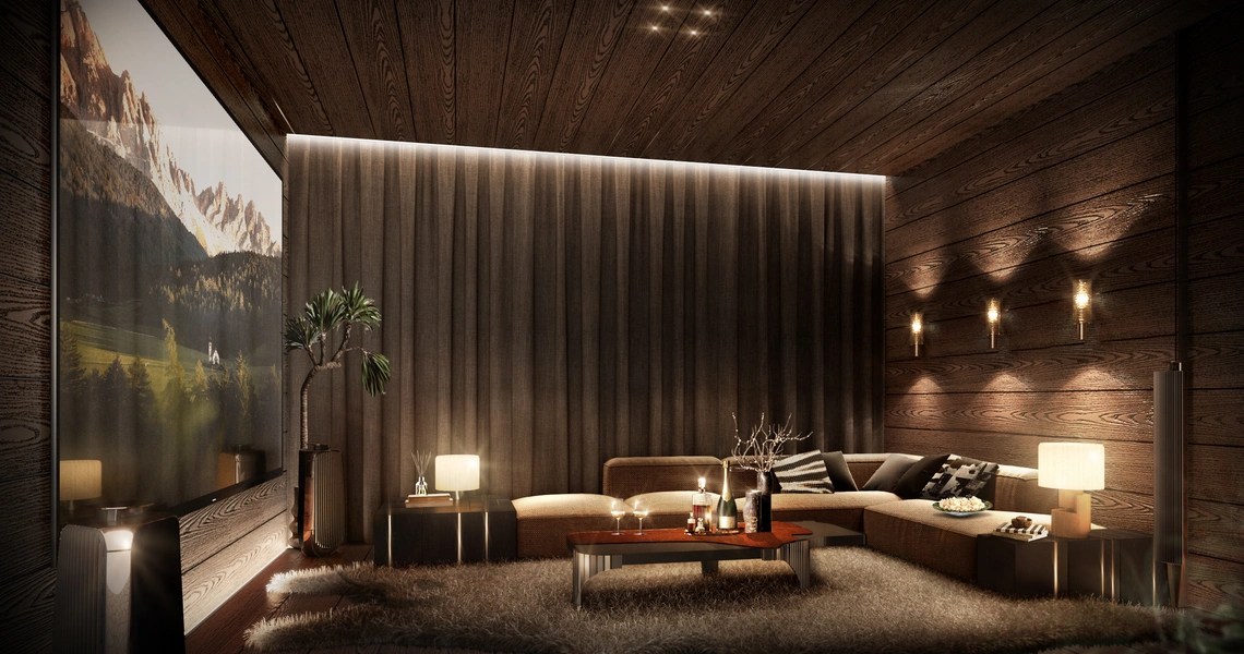 Anann Villas - cinema room