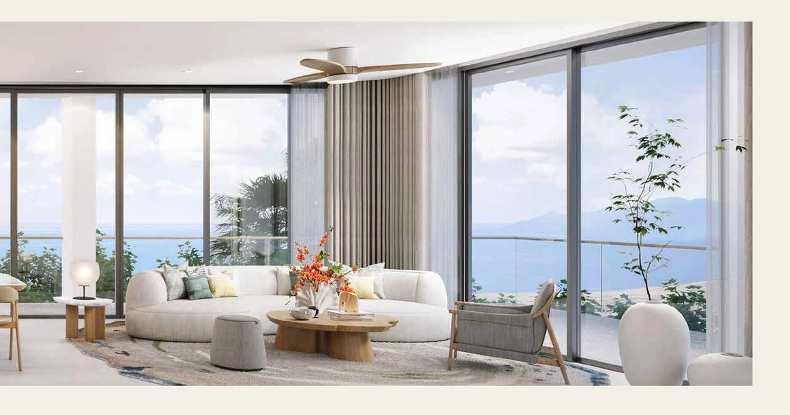 Eden Residences -  4 Bedroom Penhouse living area