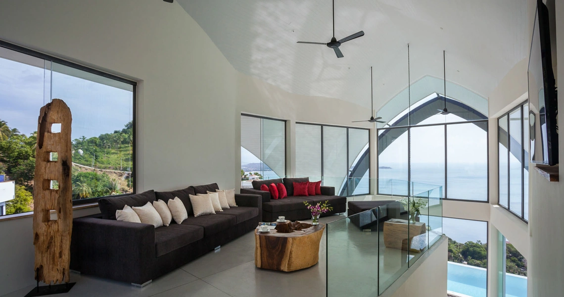 None Luxury villas on Samui Sky Dream Villa relaxing area
