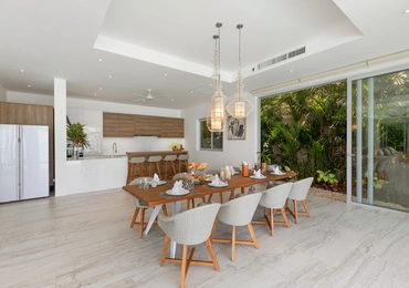 None Samui Bayside - Luxury Villas in an Idyllic Beachside Setting  Living Area
