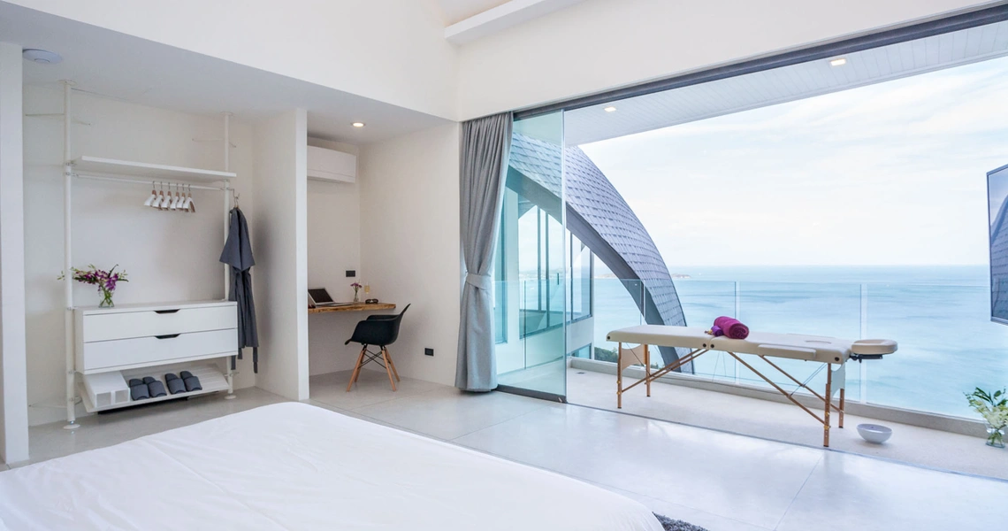 None Luxury villas on Samui Sky Dream Villa bedroom