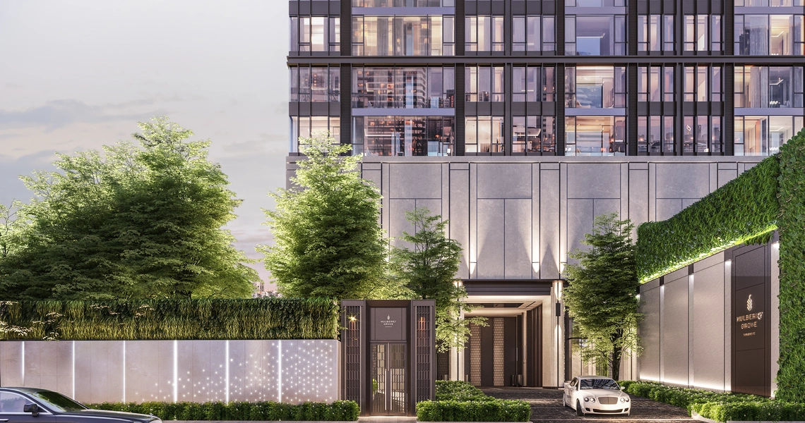 None Mulberry Grove Sukhumvit Luxury Condo Main Entrance