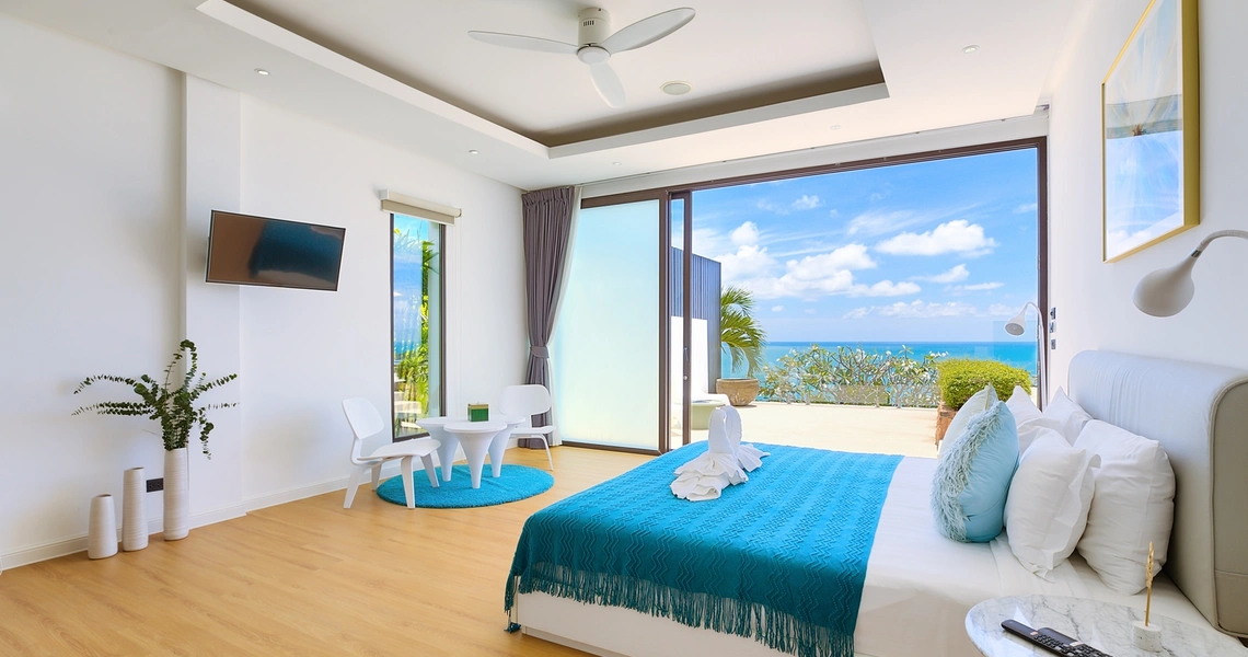 Luxury villas on Samui Villa Turquoise bedroom