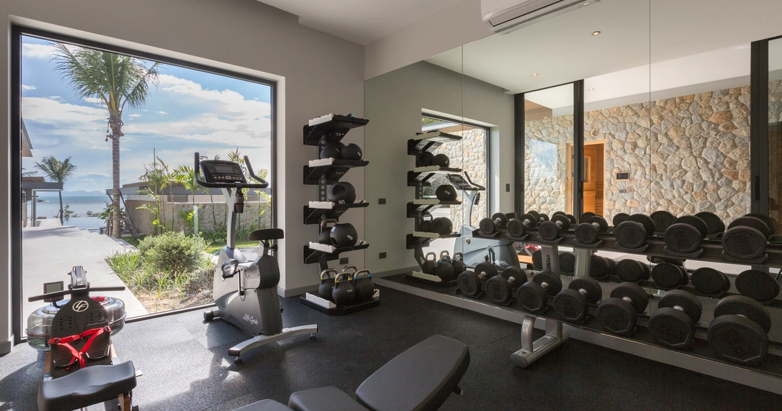 None Ultra-Luxury 7 Bedroom Beachfront Villa Samui - Fitness