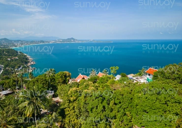 None Land Seaview Chaweng Noi  - View from the plot 2