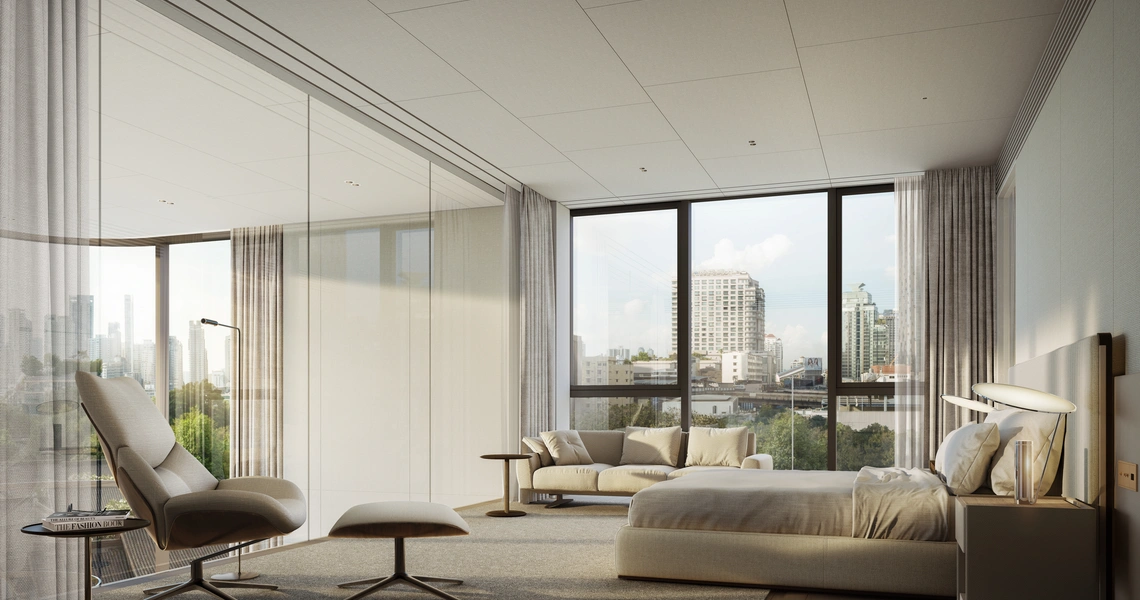 Power Tower Bangkok - master bedroom