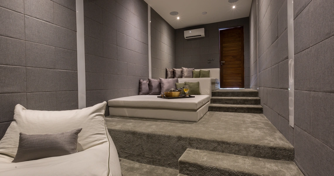 None Ultra-Luxury 7 Bedroom Beachfront Villa Samui - Cinema room