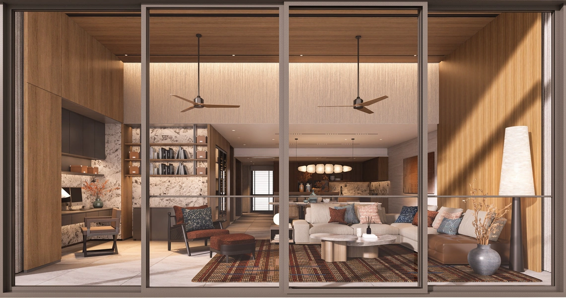Banyan Tree Beach Residences Varuna - living room