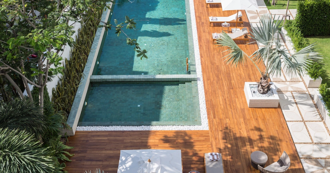 None Luxury apartments on Samui Chi Residence swimming pool