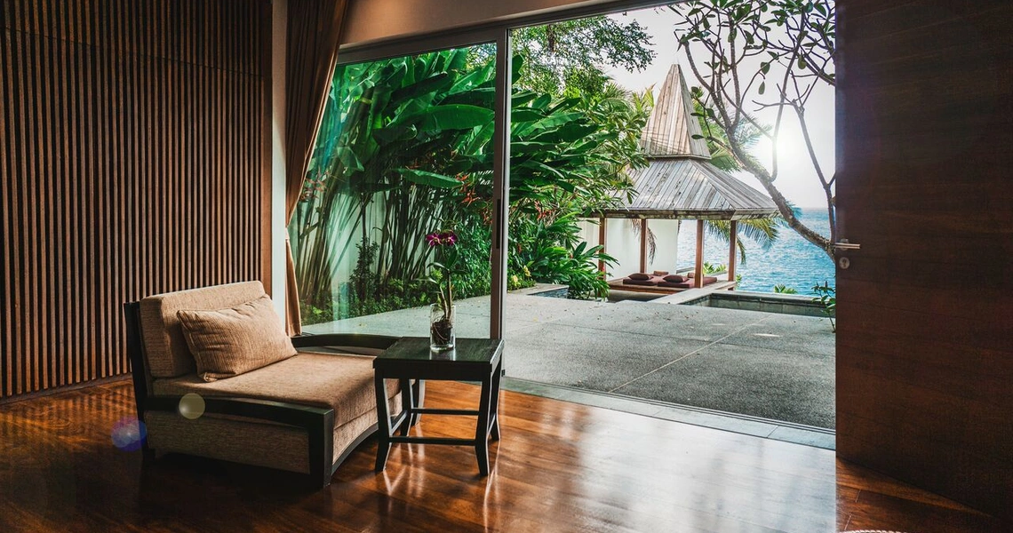 None Stunning sea view villa in an exclusive Surin Beach - View from villa