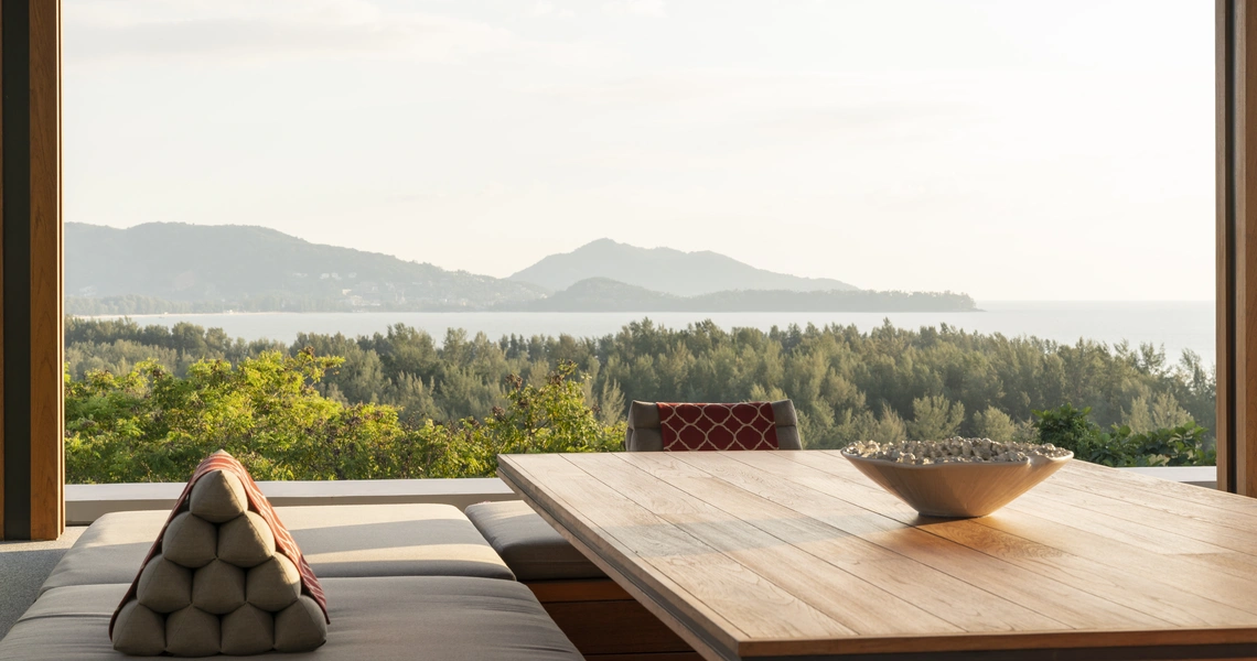 Villa on Phuket Avadina Hills by Anantara Villa 9 view from sala