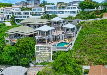 None Villa Azure - Bird eye view