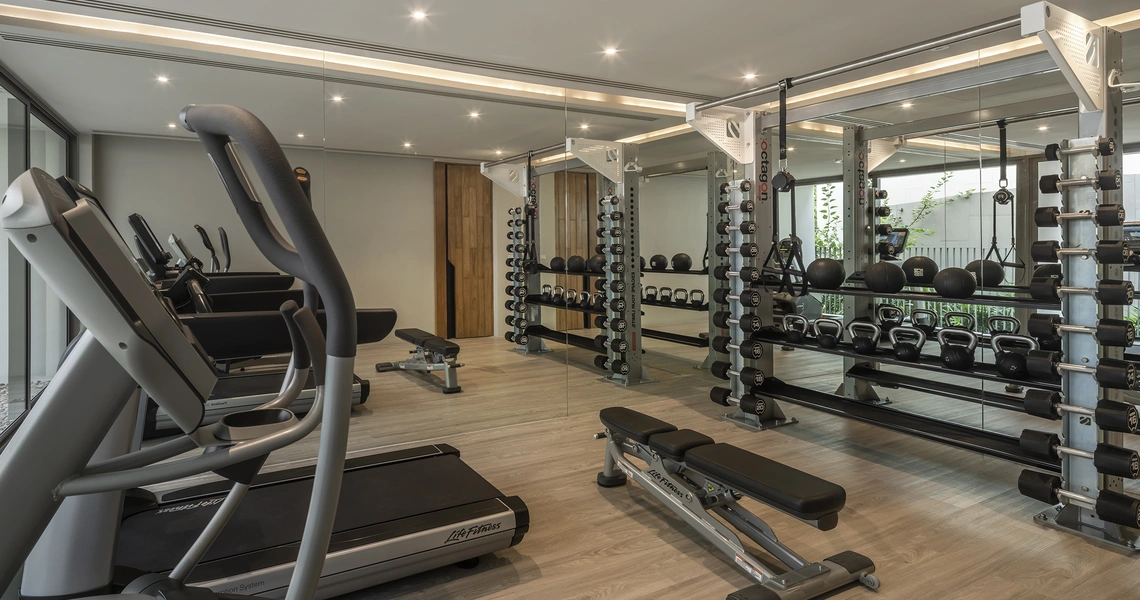 Veyla Natai beachfront villas gym