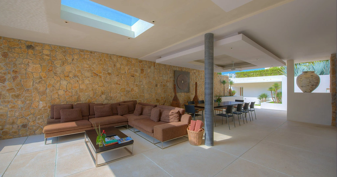 Luxury villas on Samui Luxury 3 Bedroom Pool Villa in Samujana living area