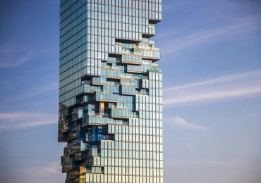 None The Ritz-Carlton Residences Bangkok - pixelated facade