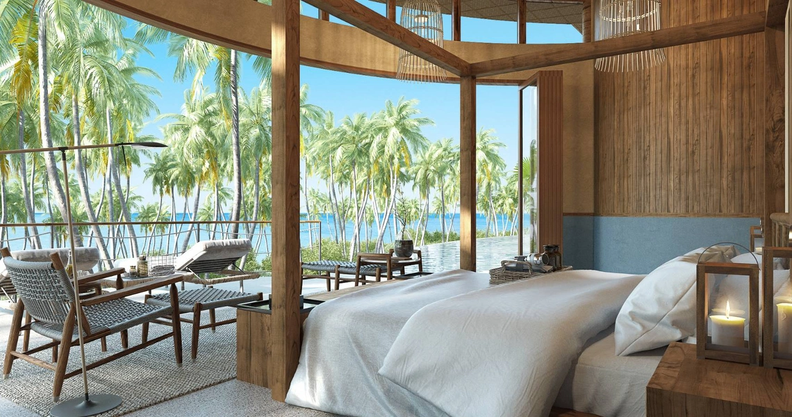 None Kunkhao Tara Villas– Seaview Bedroom