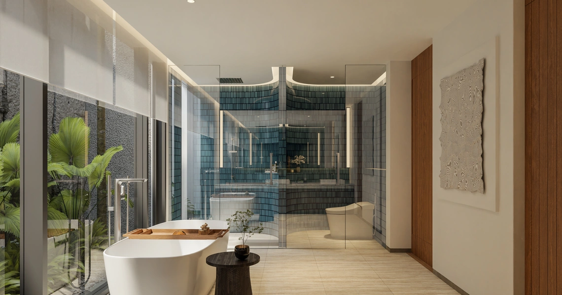 Pavara Vhana bathroom with tub