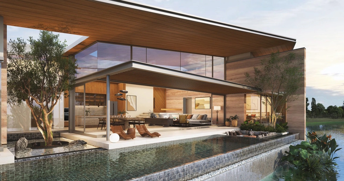 SERRANA Lakefront Pool Villas type a pool