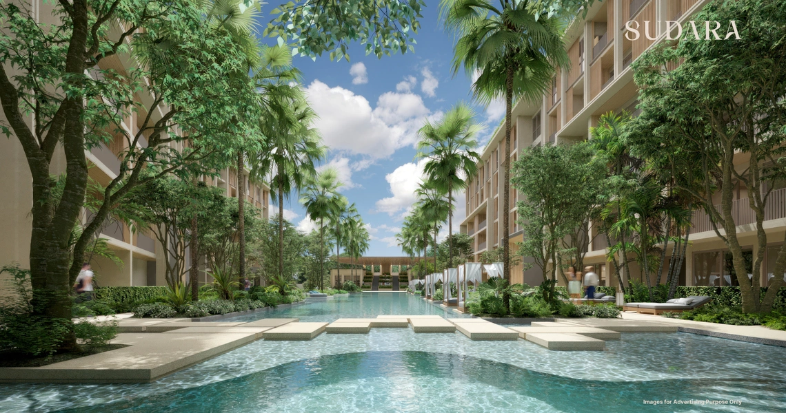 Sudara Phuket luxury condo - Main Swimming Pool