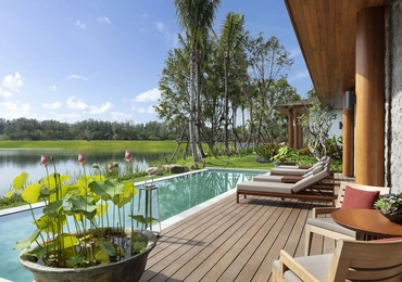 None Aquella Lakeside Phang Nga golf villa patio