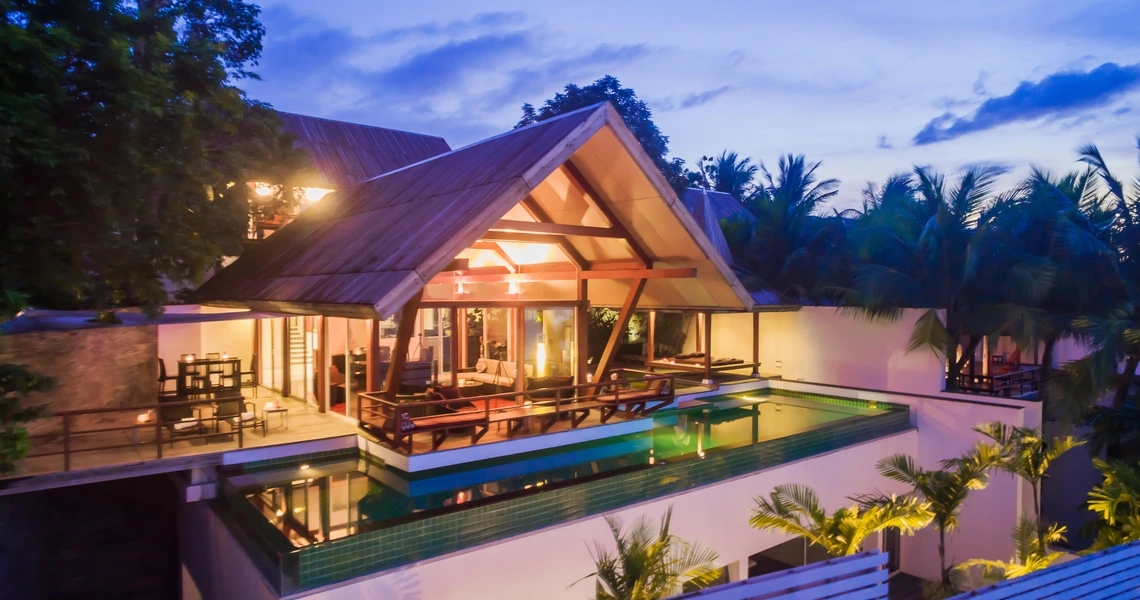 None Stunning sea view villa in an exclusive Surin Beach -  Exterior