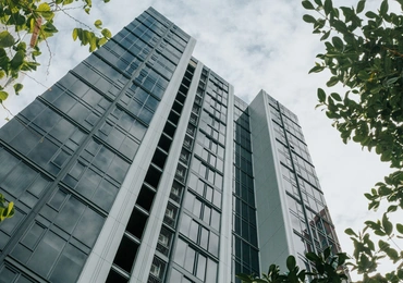 None Hyde Heritage Thonglor Bangkok luxury condo - building exterior from the street
