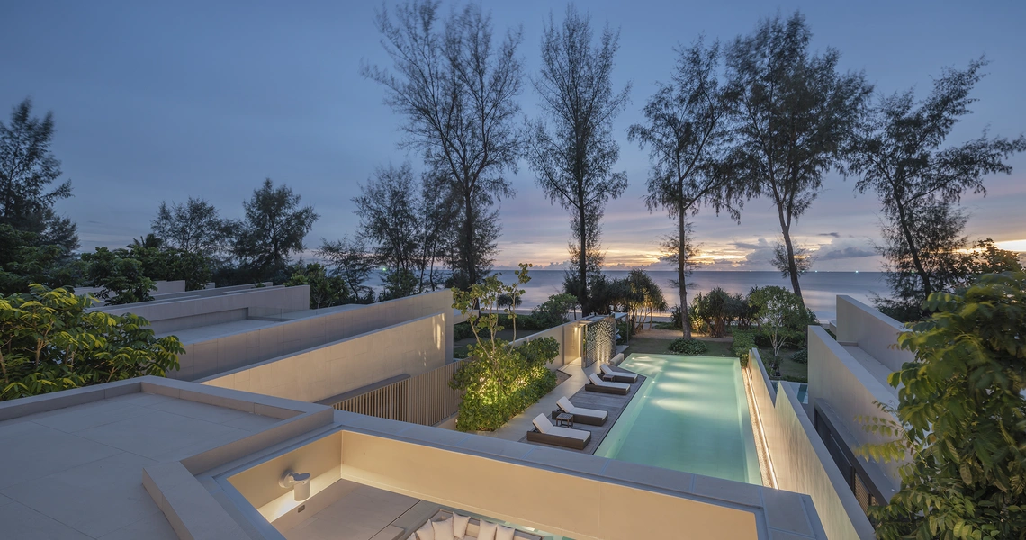 Veyla Natai beachfront villas clubhouse