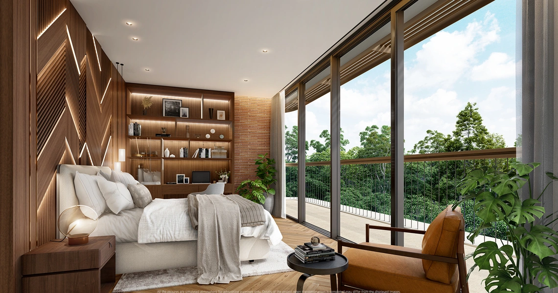None The Forestia Signature Series - 3 Bedroom master bed