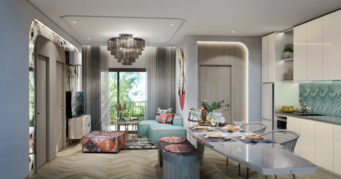 The Title Legendary Bang Tao - Living area