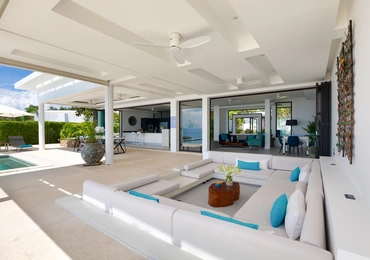 None Luxury villas on Samui Villa Turquoise living area