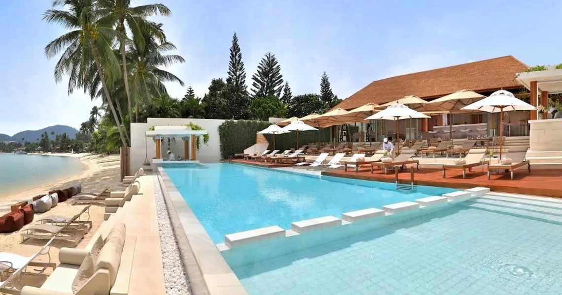 None Luxury apartments on Samui Chi Residence swimming pool