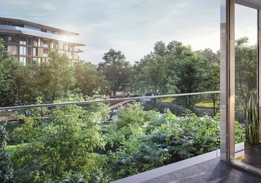 None Mulberry Grove at The Forestias Luxury Bangkok Condo courtyard