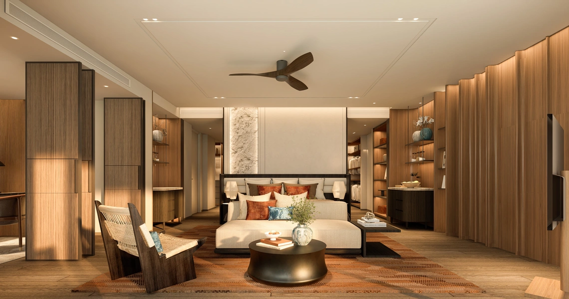 Banyan Tree Beach Residences Varuna - living room