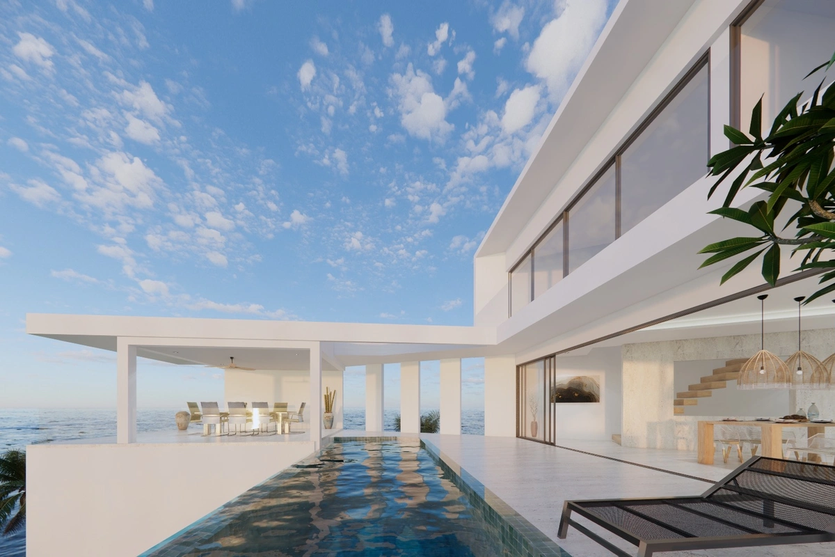 Ocean Villa Chaweng pool exterior