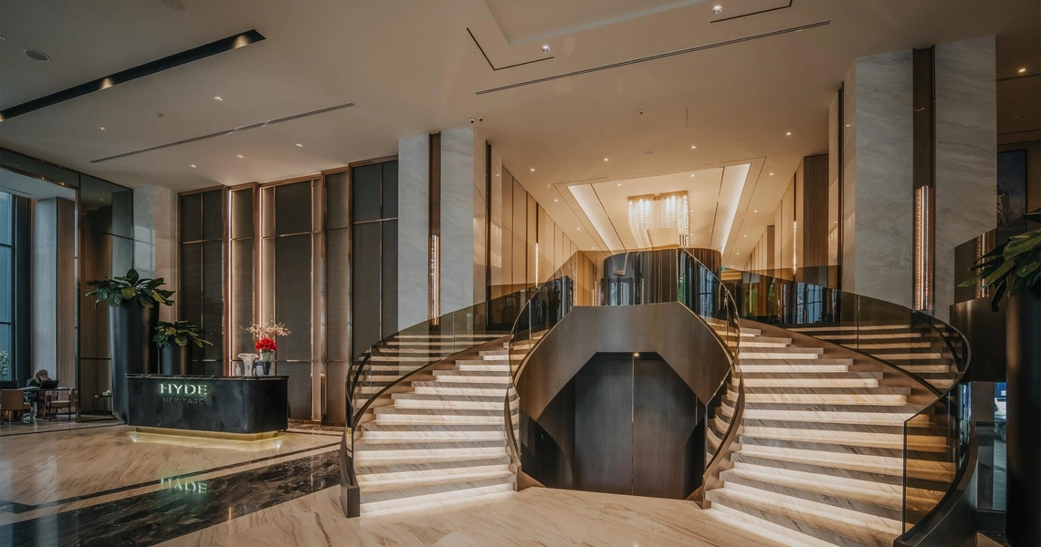Hyde Heritage Thonglor Bangkok luxury condo - lobby