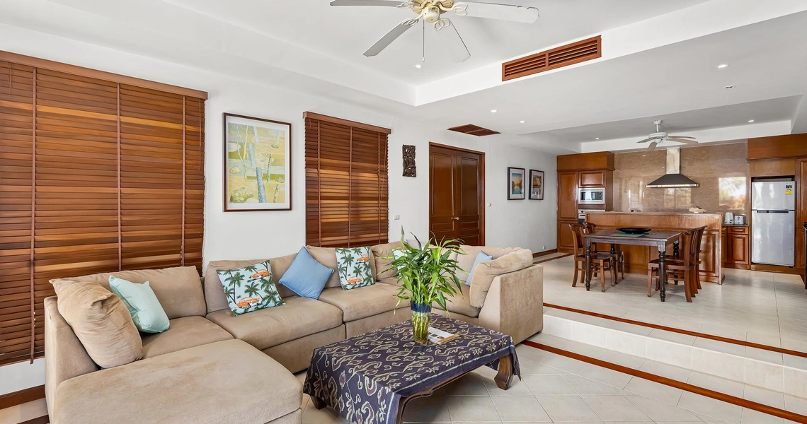Nakathani Villas - Living area