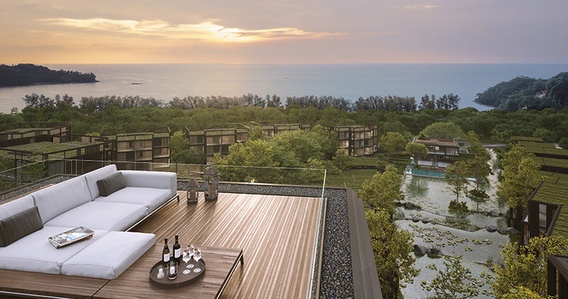 Condominium on Phuket MGallery Residence exteriors MontAzure Lakeside