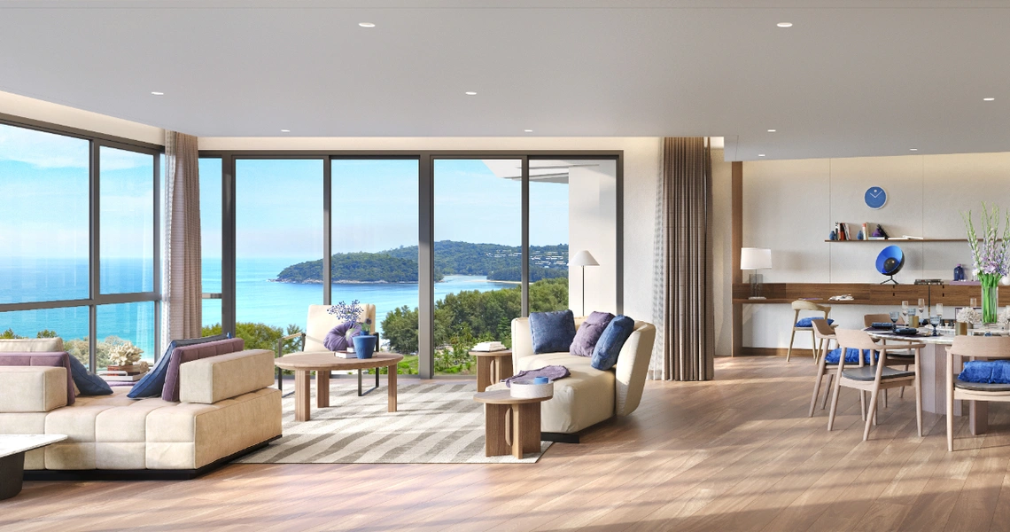 Seaview - Residences - Livingroom TypeD