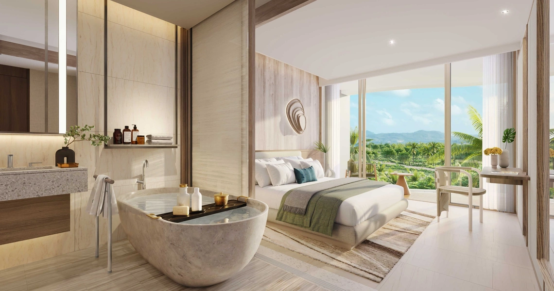 Garrya Residences Phuket beachfront resort - master bedroom
