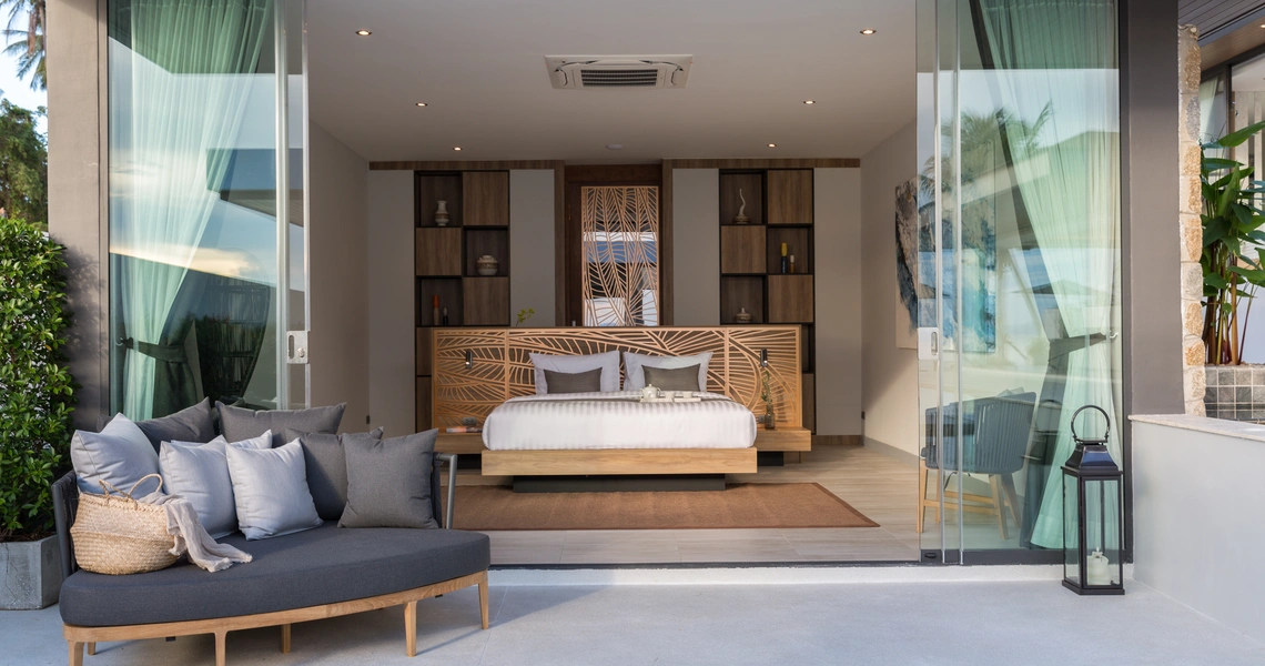 None Ultra-Luxury 7 Bedroom Beachfront Villa Samui - Bedroom 1