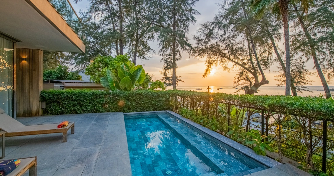 Twinpalms MontAzure - pool sunset