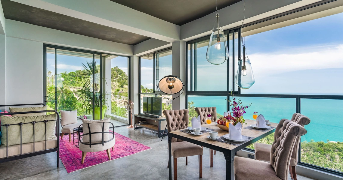 None Luxury villas on Samui Sky Dream Villa overview sky loft