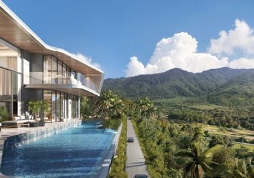 AYANA Soluna Villas infinity pool with view