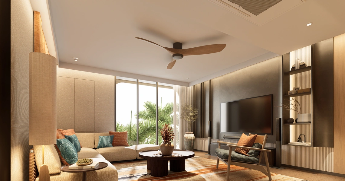 Banyan Tree Beach Residences Varuna - living room