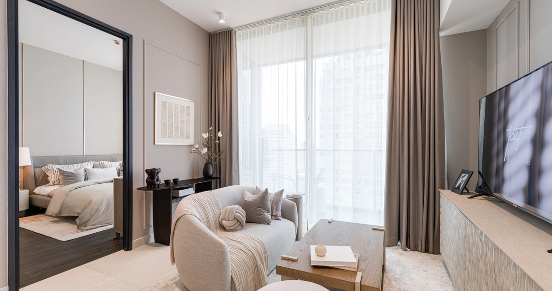 Tait Sathorn  12 Luxury Bangkok Condominium  Bedroom