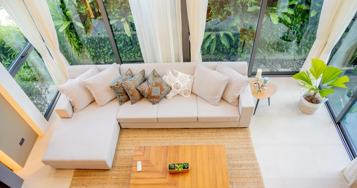 Riverhouse Phuket 2 bedroom villa living area