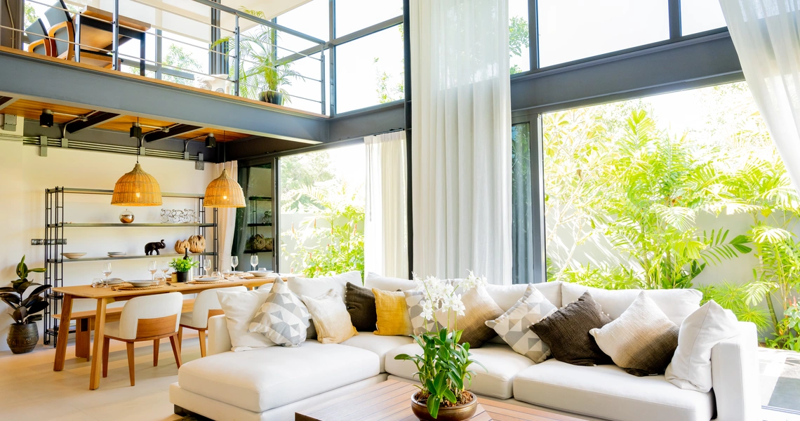 Riverhouse Phuket 3 bedroom villa sitting area