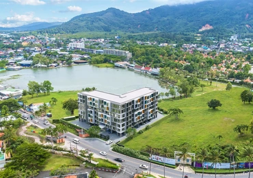 None Laguna Lakeside premium Phuket condo - view onto Boat Avenue