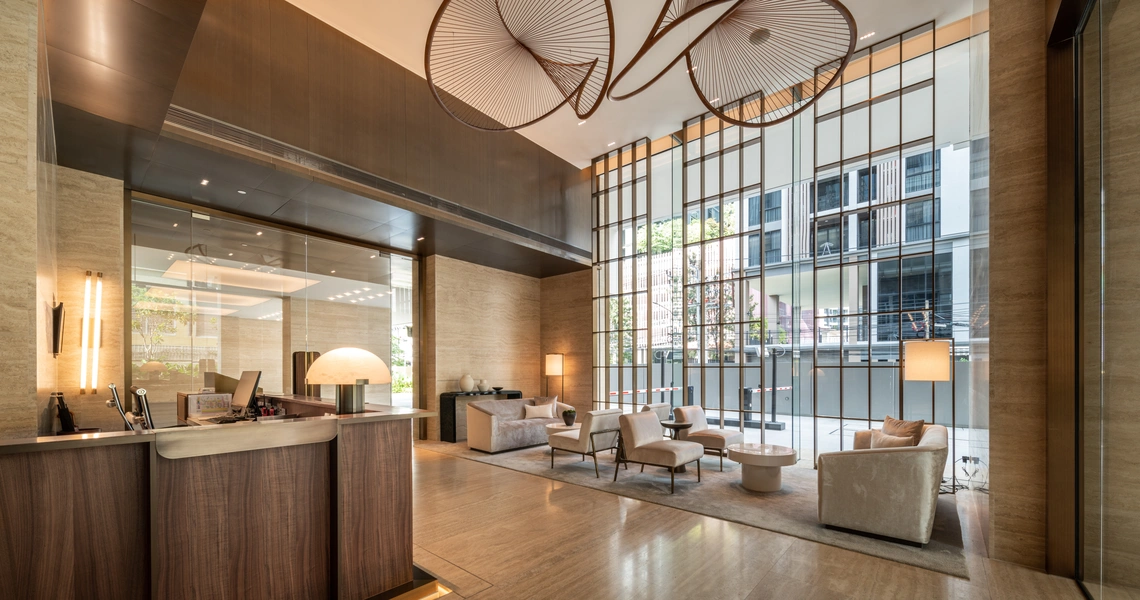 The Strand Thonglor Condo in Bangkok Lobby