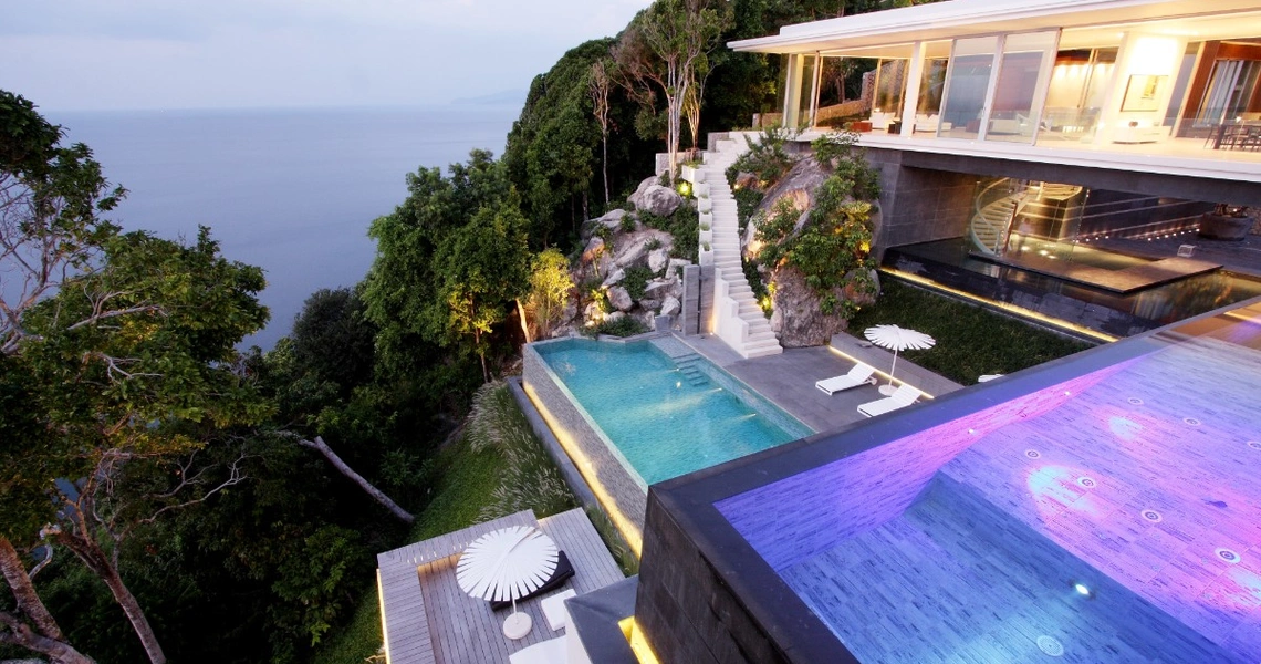 Villa Mayavee  Kamala Headland - Night time